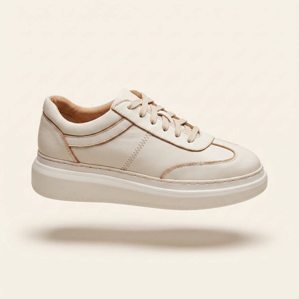 Elegant Leather Low-Top