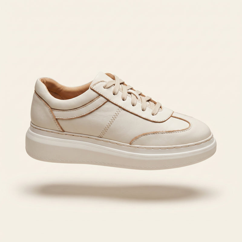 Elegant Leather Low-Top